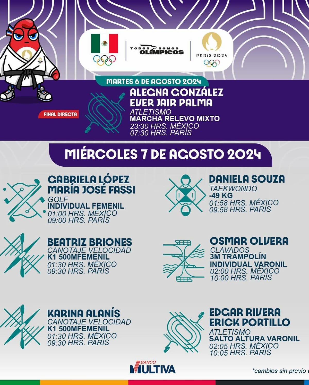 Sigue a los mexicanos