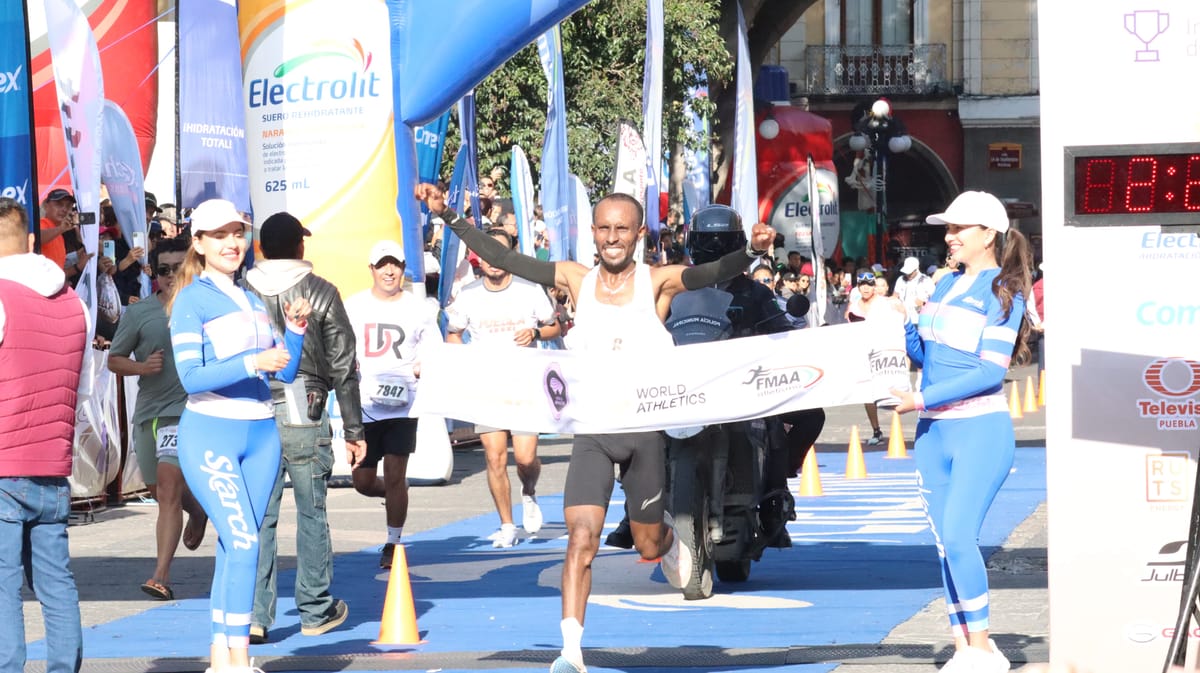 Debele Fikadu ganó el Maratón de Puebla