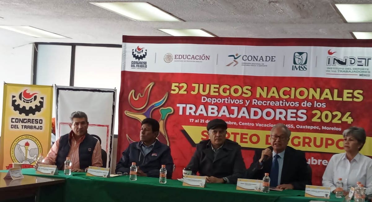 El sorteo abre paso a los Juegos de los Trabajadores 2024