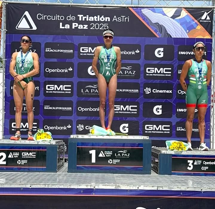 México dominó la Copa Continental de Triatlón