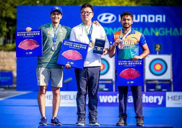 Matías Grande obtuvo pla en la Copa del Mundo de Tiro con Arco