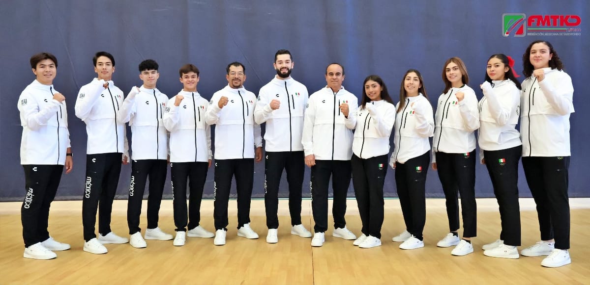 México participará con 9 taekwondoines en Asunción 2025
