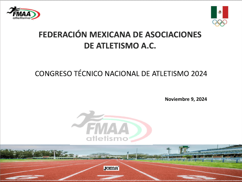 CONGRESO TÉCNICO NACIONAL DE ATLETISMO 2024