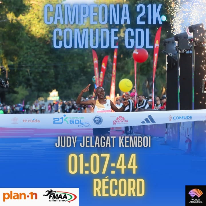 Triunfo de July Jelagat con récord