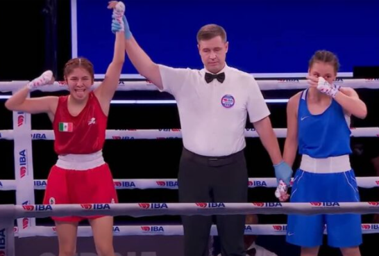 Abre la mexicana Esmeralda Patiño con triunfo en el Mundial de Boxeo Femenil