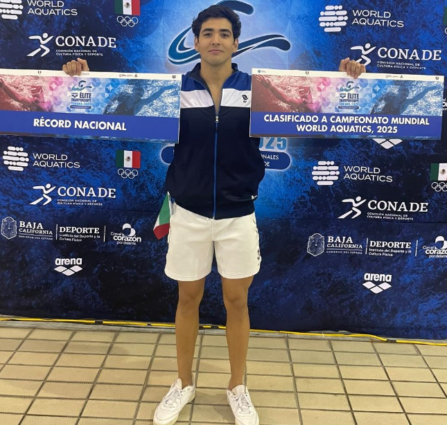 Andrés Puente impuso récord absoluto en 50 metros pecho