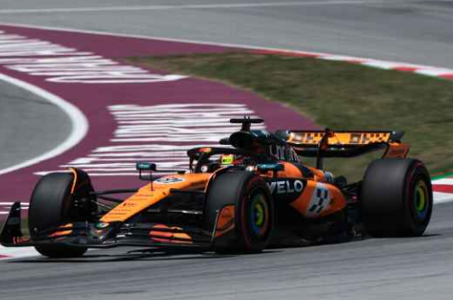 Oscar Piastri dominó la práctica del GP de España