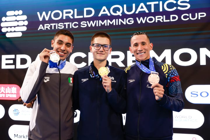 Diego Villalobos gana dos medallas