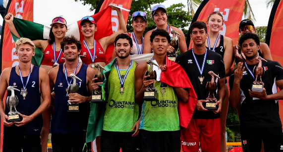 México regresa con un oro del Norceca de voleibol de playa