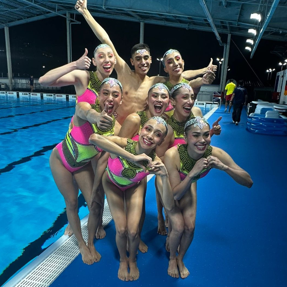 Selección de natación artística entre las mejores de América