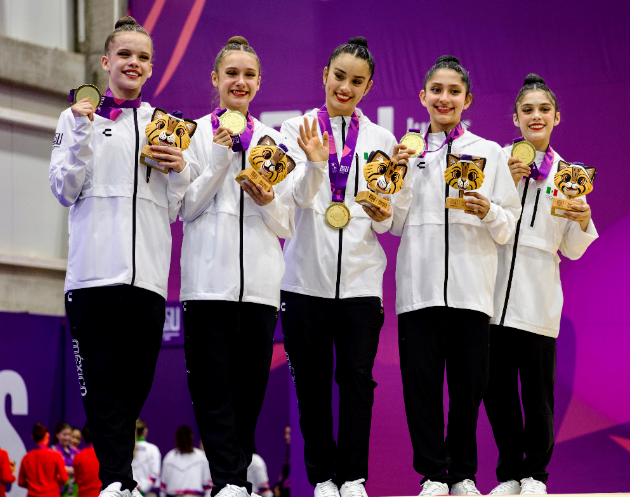 México se coronó en gimnasia rítmica en Asunción